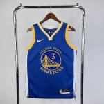 NBA 3 Paul Warriors Maillot bleu